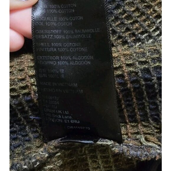 We The Free People Anneli Plaid Shirt Jacket Womens Small Button Down Ombre - Picture 8 of 8